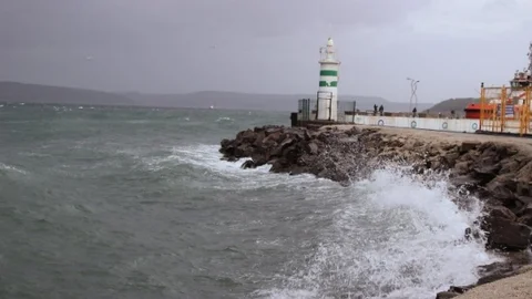 Kuzey Ege'de Fırtına