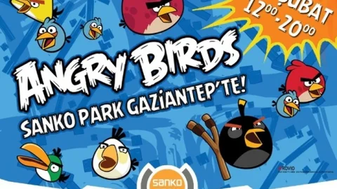 Sanko Park'ta Angry Birds Heyacanı Başlıyor