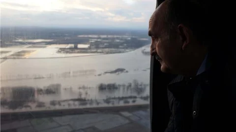 Bakan Müezzinoğlu, Edirne'deki taşkın bölgesinde