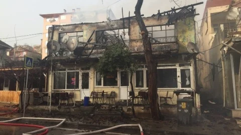 2 Katlı Bina Kül Oldu