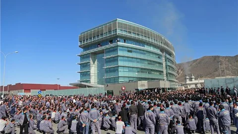 Kayseri'de işçilerden ''düşük zam'' eylemi