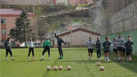 Giresunspor'da, Adana Demirspor maçı hazırlıkları başladı