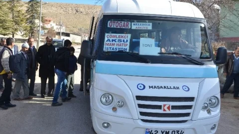 Gözçeyazı Mahallesi'ne Minibüs Seferleri Başladı