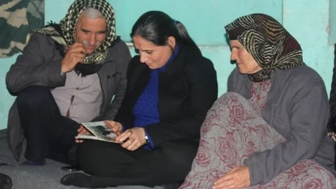 Bidav'dan Kobanili Ailelere Ziyaret