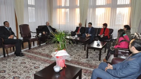 Yeşilaycılardan Rektör Koçak'a Ziyaret
