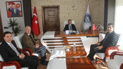 Saray Halı'dan Başkan Cabbar'a Ziyaret