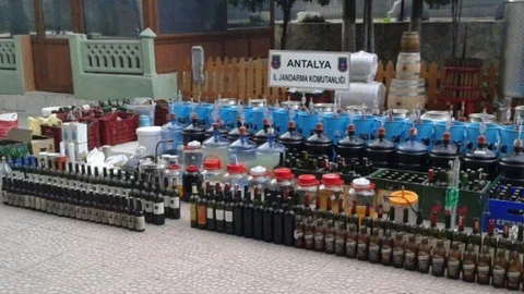 Jandarmadan Sahte İçki Operasyonu