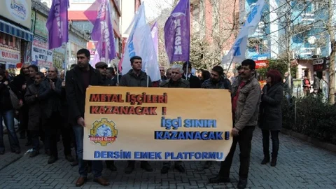 Dersim Emek Platformu'ndan Metal İşçilerine Destek Açıklaması