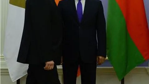 Ermenistan Başbakanı Hovik Abrahamyan - Belarus Başbakanı Andrey Kobyakov