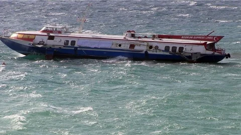 Bodrum'daki fırtına