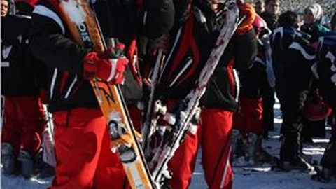 Tatili kayak yaparak değerlendirdiler