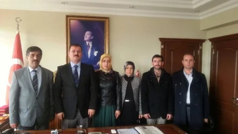 AK Parti'li Akkurt'tan Arapgir Kaymakamına Ziyaret