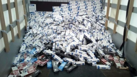 Tekirdağ'da 25 Bin 654 Paket Kaçak Sigara Ele Geçirildi