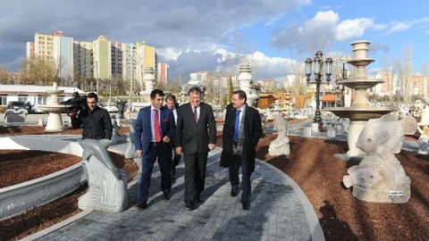 Başkan Gökçek Lübliyana Heyetine Ankapark'ı Gezdirdi