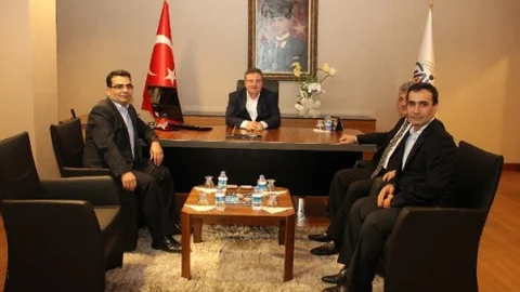 Prof. Dr. Selahattin Bekmez Gahib Başkanı Kaplan'ı Ziyaret Etti