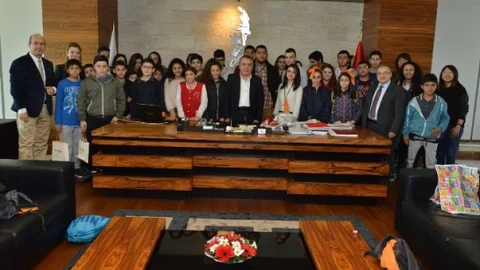 Başkan Böcek'e KKTC'den Ziyaret