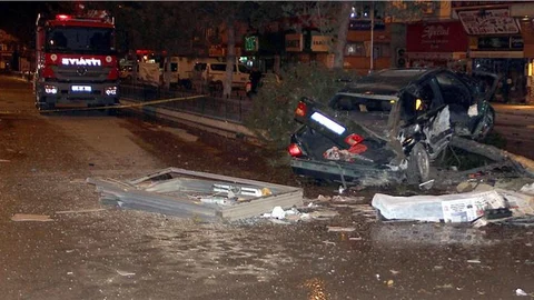 Karabük'te otomobil devrildi 1 ölü, 1 yaralı