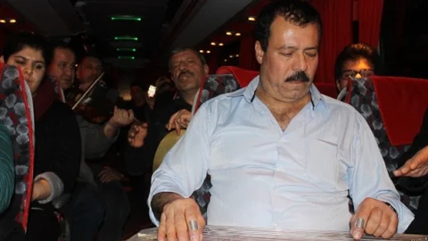 Otobüste Mardin Tanıtım Günleri Provası