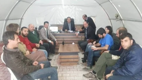 Şehit Aileleri Derneği Başkanı Yavuz Suriyeli Sığınmacıları Ziyaret Etti