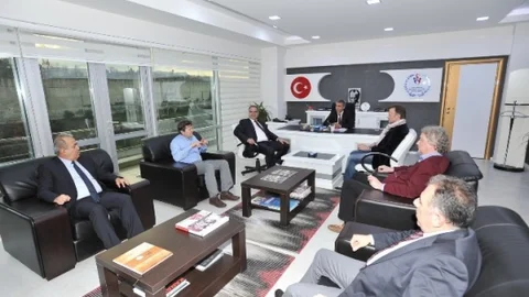 Okul Sporları Federasyonu Heyeti Trabzon'da