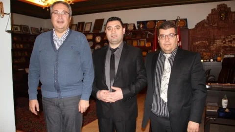 Hollanda Nevşehirliler Federasyonu Başkanı Kürk Belediye Başkanı Ünver'i Ziyaret Etti