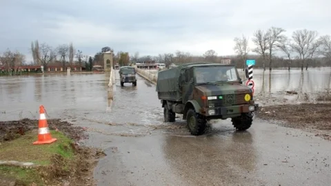 Edirne'deki Sel Felaketi İçin TSK Seferber Oldu