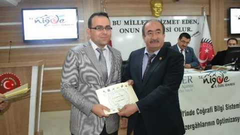 Proje Mimarlarına Sertifika Verildi