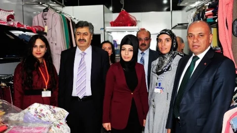 Başkan Çalışkan'dan Mikro Kredi Destekli Konfeksiyona Ziyaret