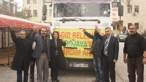 Iğdır'dan Rojava'ya Yardım