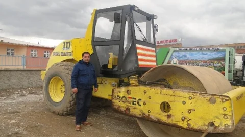 Sungurlu Belediyesi Silindir Kabini Yaptı