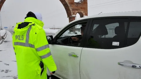 Patnos'ta Kar Yağışı