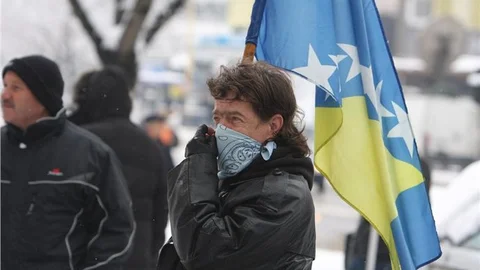 Bosna Hersek'te protesto