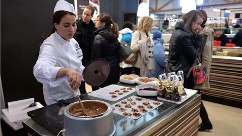 Brüksel çikolata fuarı