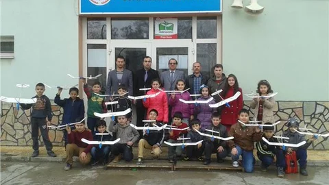 Sömestr tatilinde ''model uçak'' yapmayı öğrendiler