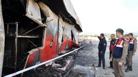 Mersin'de 3 İşçi Yanarak Öldü