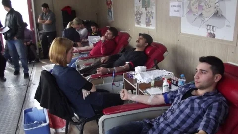 Çan'dan Türk Kızılay'ına 54 Ünite Kan Bağışı
