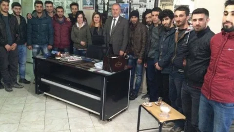 Öğrencilerden Başkan Keskin'e Teşekkür Ziyareti