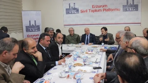 Başkan Sekmen Erzurum Sivil Toplum Platformu'nun Konuğu Oldu