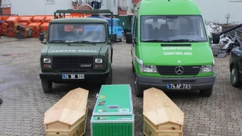 Kozcağız Belediyesinden Klimalı Tabut Hizmet Veriyor