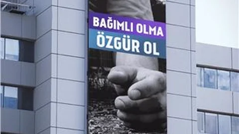 Sokaklarda ''uyuşturucuya hayır afişleri''