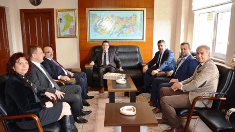 Çtso Yönetimi Eceabat'ta Ziyaretlerde Bulundu