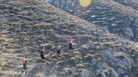 AFAD Dağda Kalan Keçileri Kurtardı