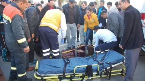 Adıyaman'da Trafik Kazası 1 Yaralı