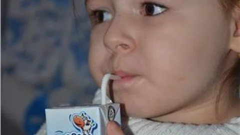 İlk ders ''okul sütüyle'' başladı