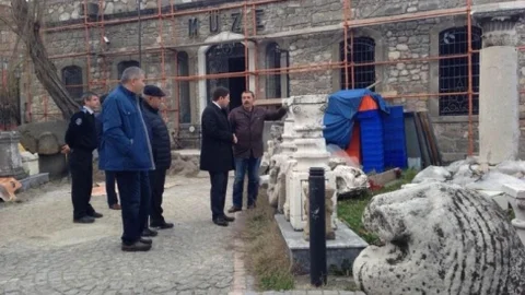 Milletvekili Tunç Amasra Müzesi Onarım Çalışmalarını İnceledi
