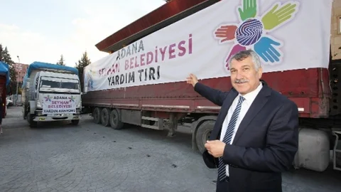 Seyhan Belediyesi'nden Suriyeli Mültecilere Yardım