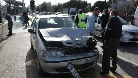 Samsun'da Trafik Kazası 1 Yaralı