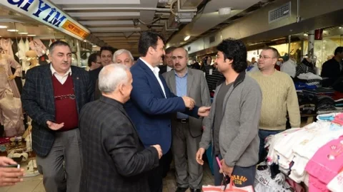Başkan Dündar Esnafla Buluştu