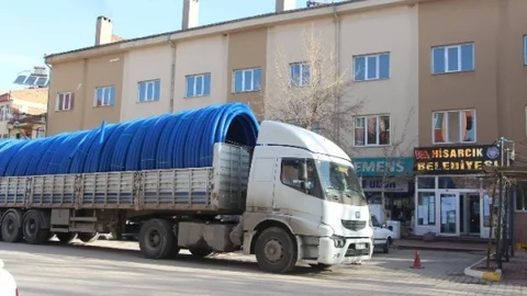 İller Bankasından Hisarcık Belediyesine İçme Suyu Borusu Desteği