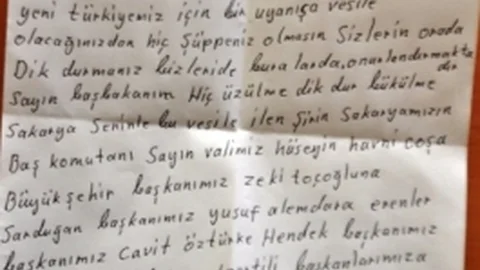 78 Yaşındaki Adem Amca Bu Sefer Başbakan Davutoğlu'na Mektup Yazdı